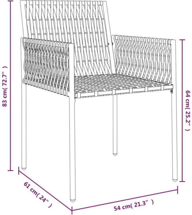 Produktbild vidaXL Gartenstuhl