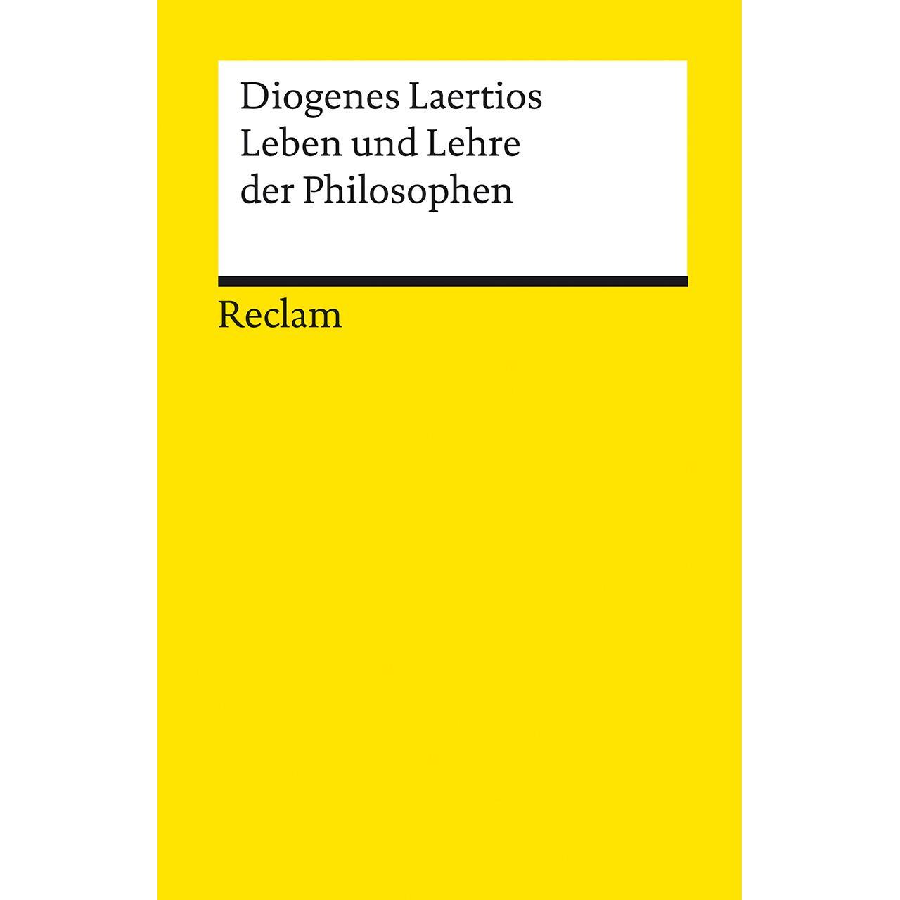 Leben und Lehre der Philosophen, Fachbücher von Diogenes Laertius