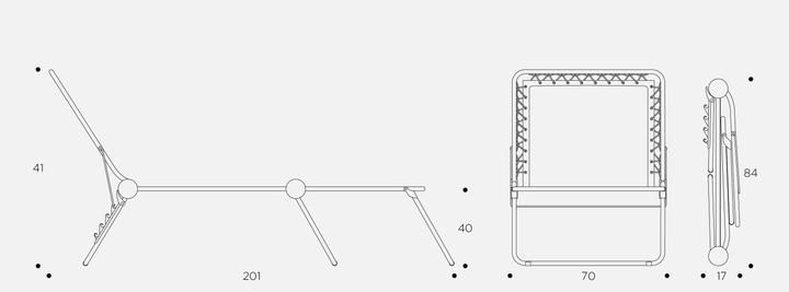 Immagine prodotto Lafuma Gartenliege (201 cm)