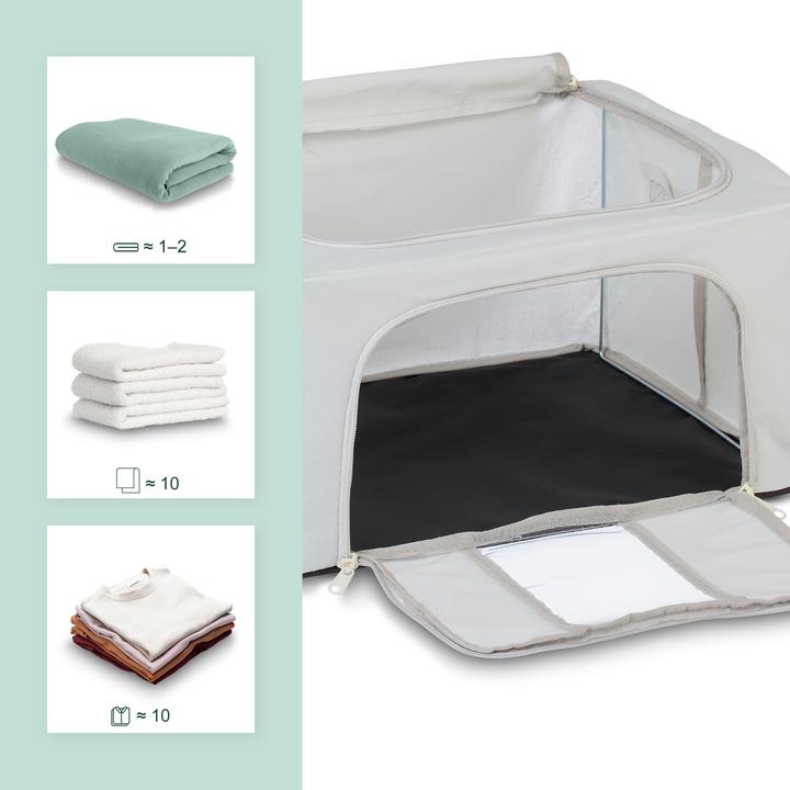 Actual product image Relaxdays 2x storage bag (40 x 30 x 20 cm, 24 l)