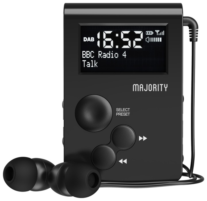 Image du produit Majority Radio numérique portable (DAB+ DAB, FM, Fréquence radio (RF))