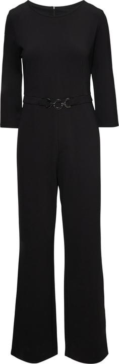 S.Oliver Overall Fliessender Jersey-Jumpsuit mit Ziergürtel (46)