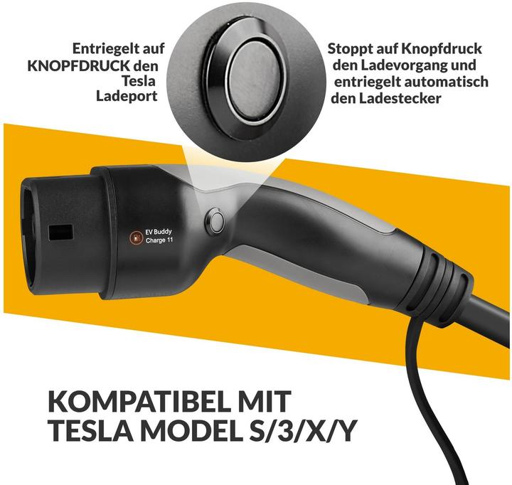 Produktbild Ev Buddy Ladekabel Charge 11 (Typ 2, 11 kW, 16 A, 10 m)