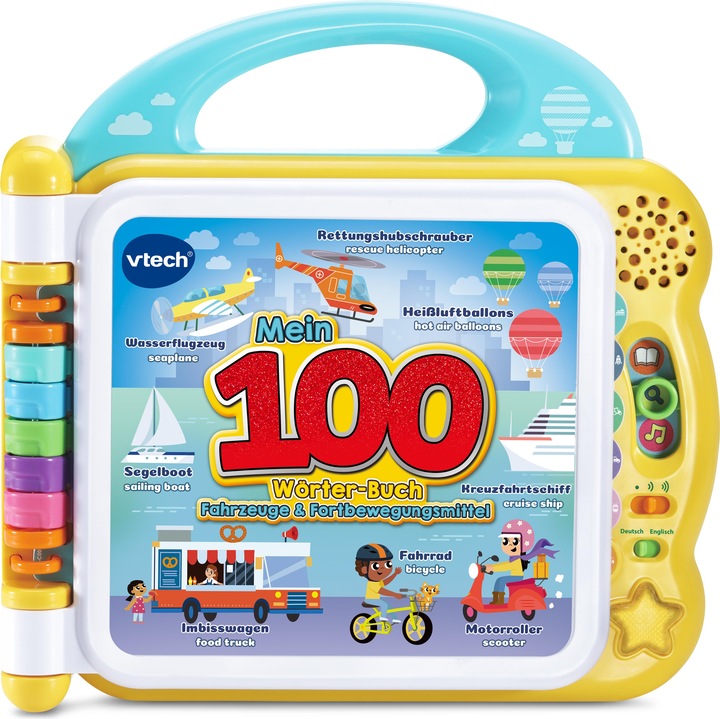 Actual product image VTech My 100 words book:means of transportation (English, German)