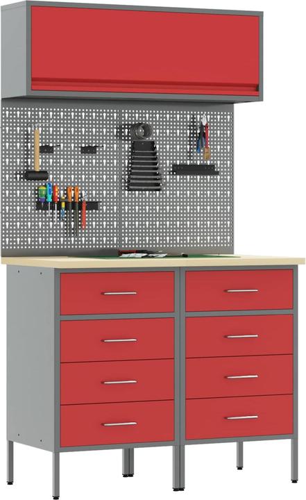 Produktbild vidaXL Werkstattschrank (55 cm, 200 cm)