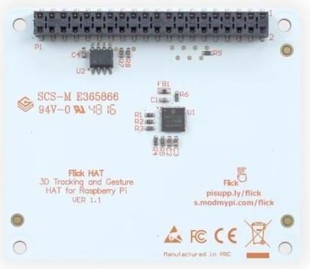 Produktbild Pi Supply Flick Pi 3D Gesture Sensor HAT