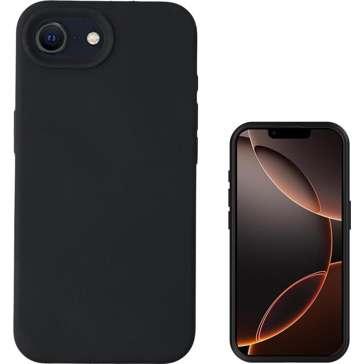 4smarts Silikon Case (Apple iPhone 16e), Smartphone Hülle, Schwarz