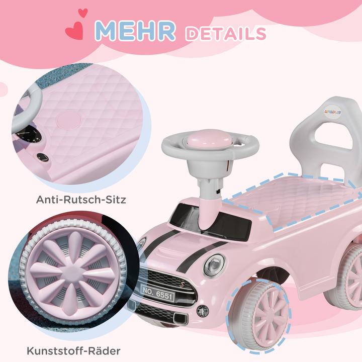 Actual product image Aiyaplay Rutschauto Kunststoff Rosa