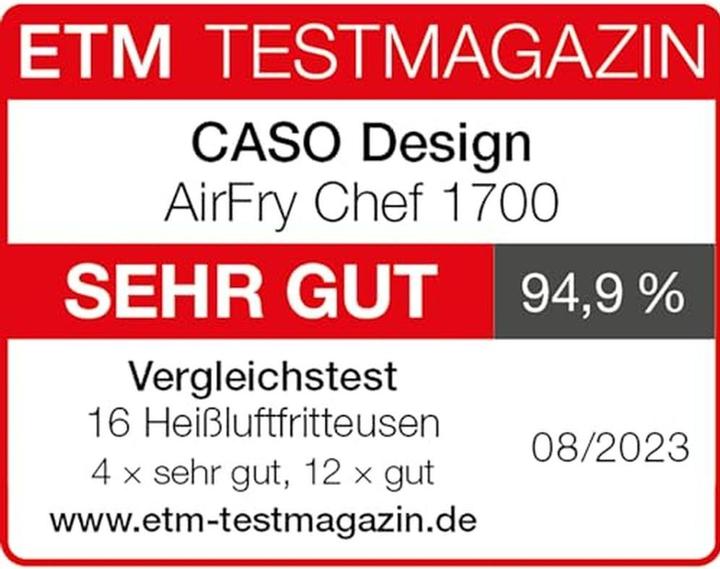 Image du produit Caso AirFry Chef 1700