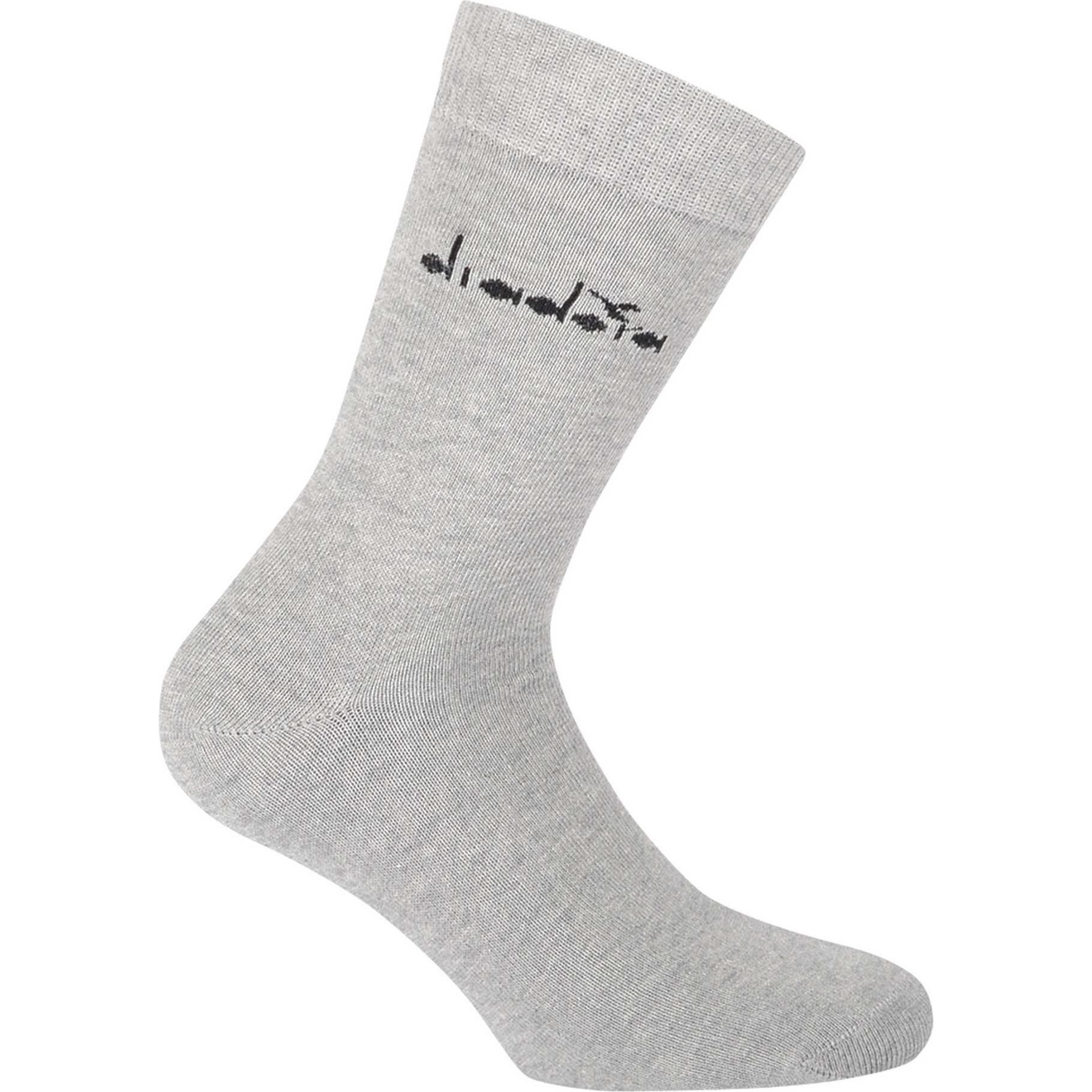 Thumbnail - Diadora, Herren, Socken, Socken Casual Bequem sitzend, Grau, (12er Pack, 39 - 42)