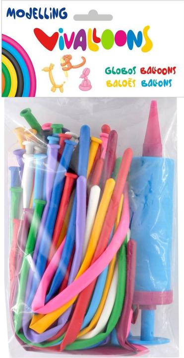 Image du produit Modelling Balloons Ballons avec pompe (1 x)
