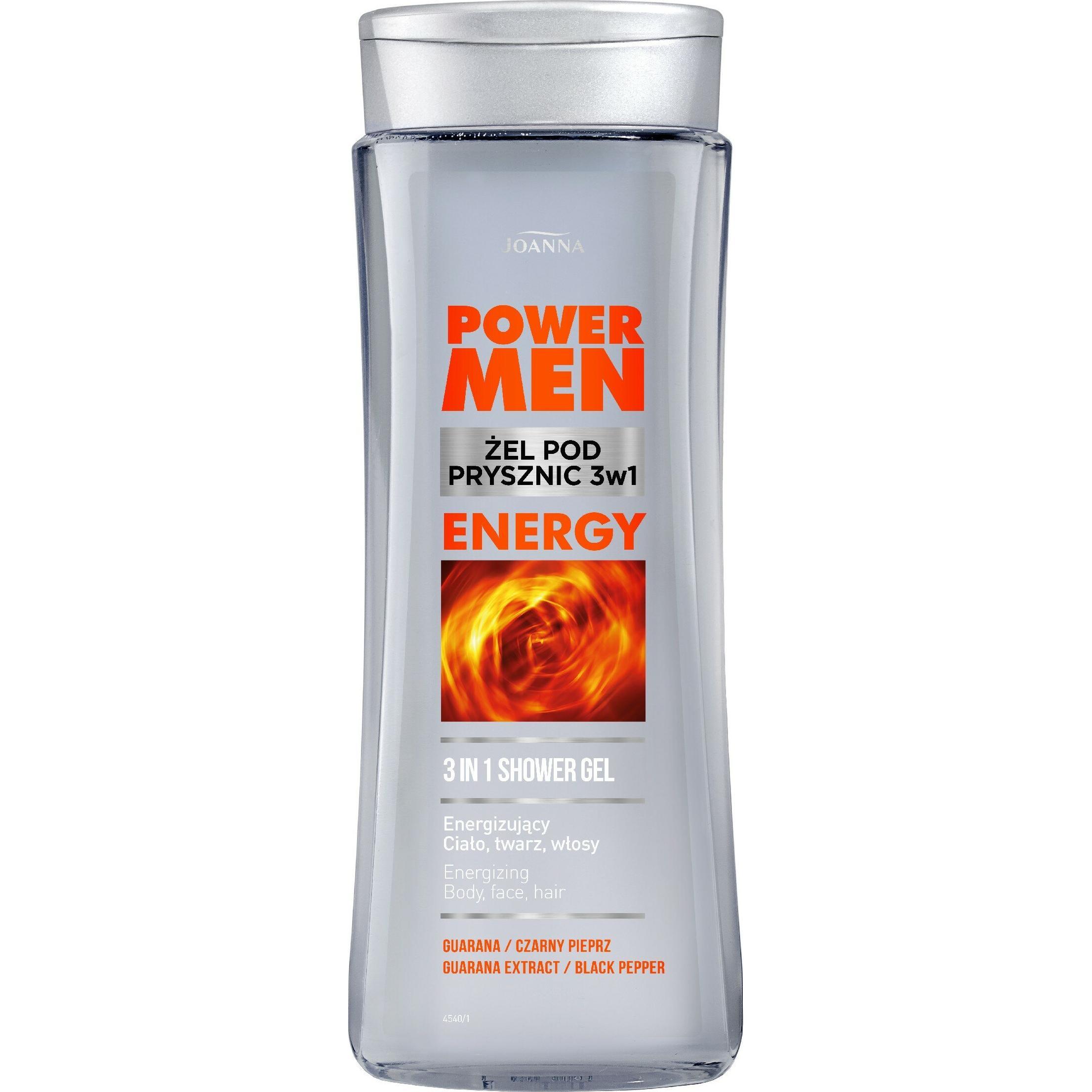 Joanna, Duschmittel, Power Men Energizing For Men Energizing For Menack Pepper & (300 ml)