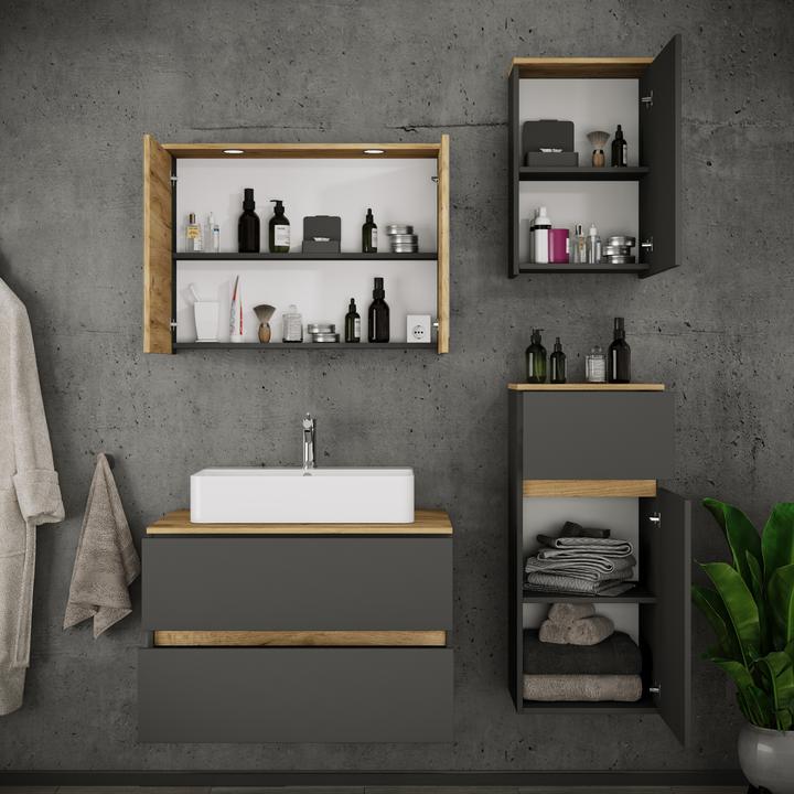 Produktbild VCM Badmöbel-Set mit Waschbecken Cosila-A 80