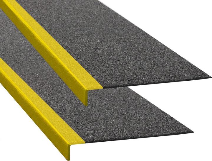 Produktbild Moravia PROline Antirutschwinkel, schwarz, Kante gelb, 230 x 30 x 800 mm