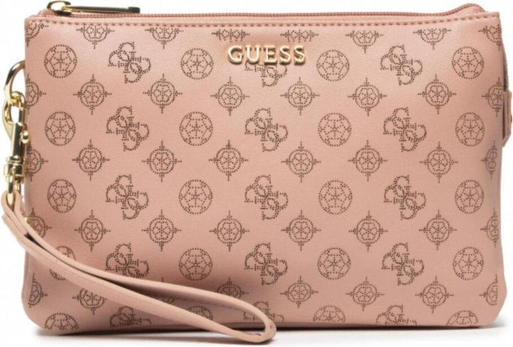 Guess Textile Makeup Bag, Nude