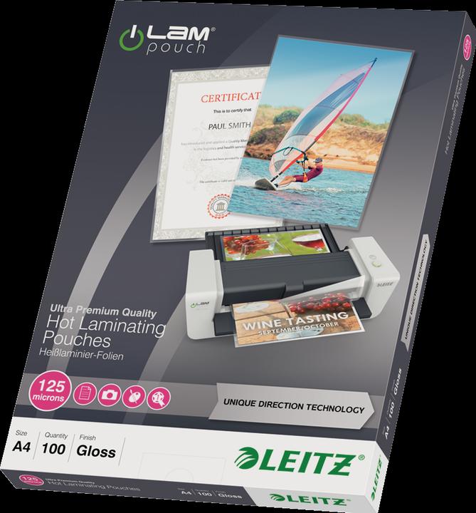 Produktbild Leitz Laminierfolie (A4, 100 Stück, 125 µm)