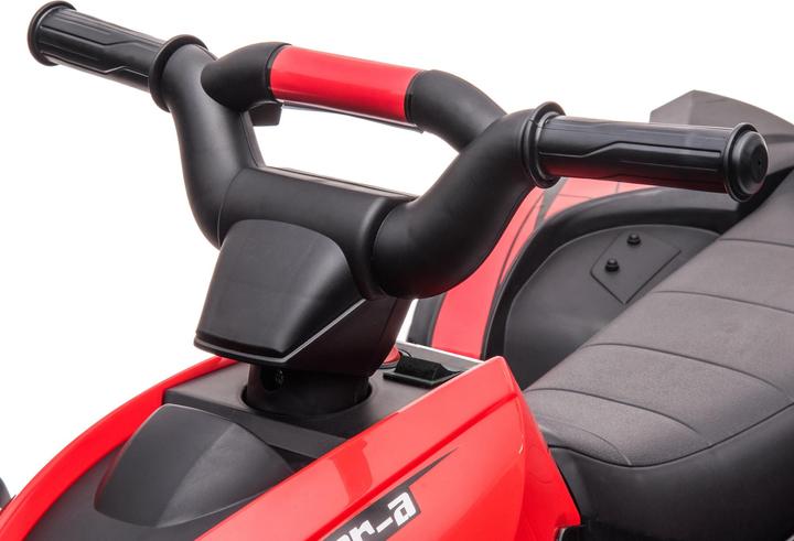 Image du produit Homcom Elektro-Quad Kunststoff, Metall Schwarz+Rot (12 V)