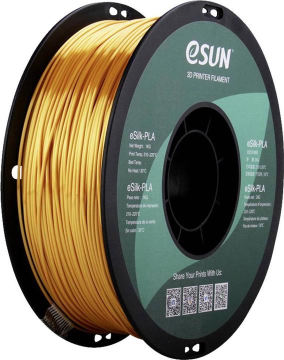 Image du produit eSUN eSilk (PLA, 1.75 mm, 1000 g, Or)