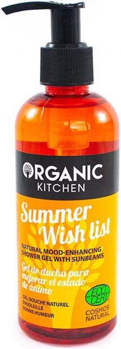 Actual product image Organic kitchen Natural Mood-Enhancing Shower Gel with Sunbeams 260ml