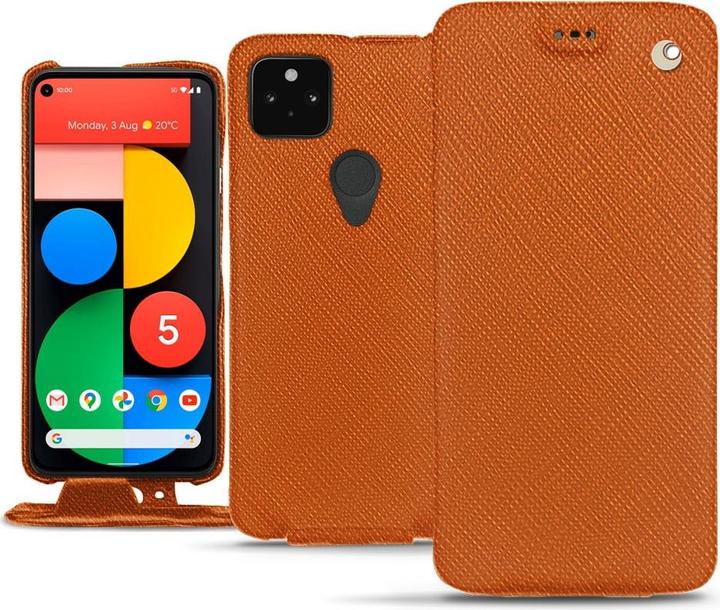 Actual product image Noreve Leather cover vertical (Google Pixel 5)