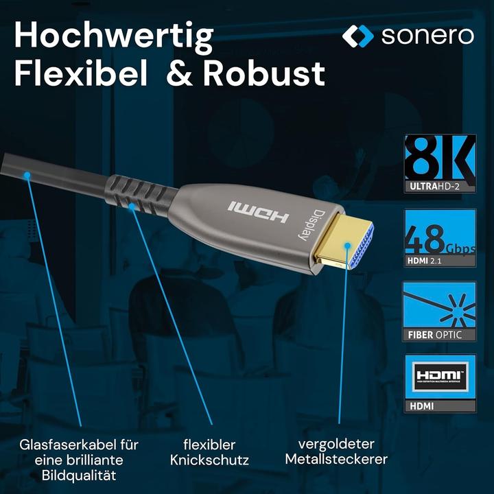 Actual product image Purelink sonero Active HDMI 8K AOC Extender Cable - 40m (40 m)