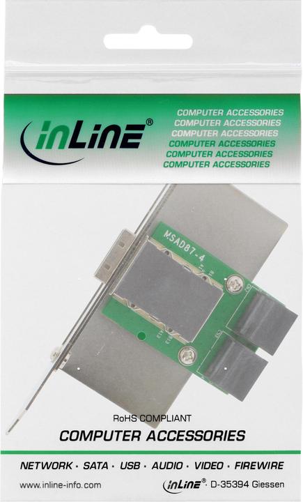 Produktbild InLine SAS-Blende intern zu extern