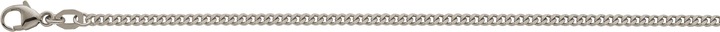 Bijou Classic Collier Panzer geschliffen 70 cm (Silber)