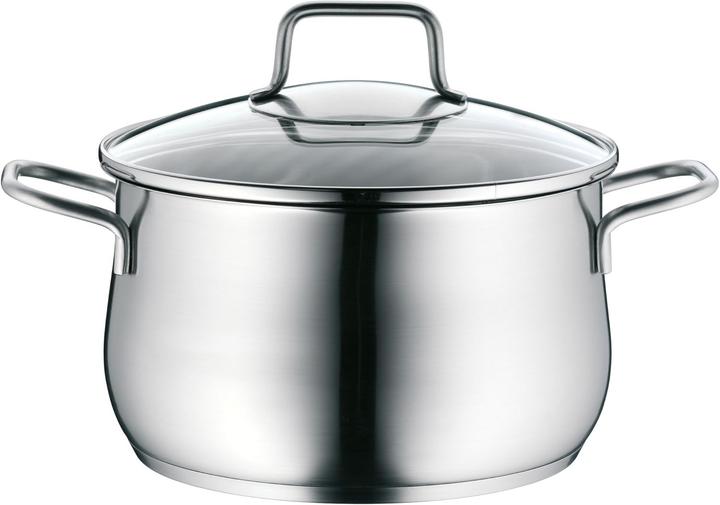 Produktbild WMF Set bestehend aus 4 Töpfen + Kochtopf, Brillant (Pfannenset + Topfset, Edelstahl)