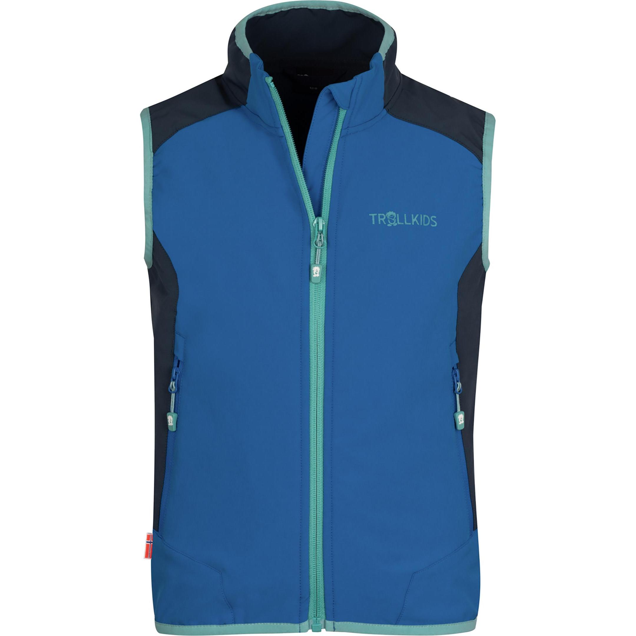 Trollkids, Jungen, Weste, Kid's Balestrand Vest, Blau, (164)