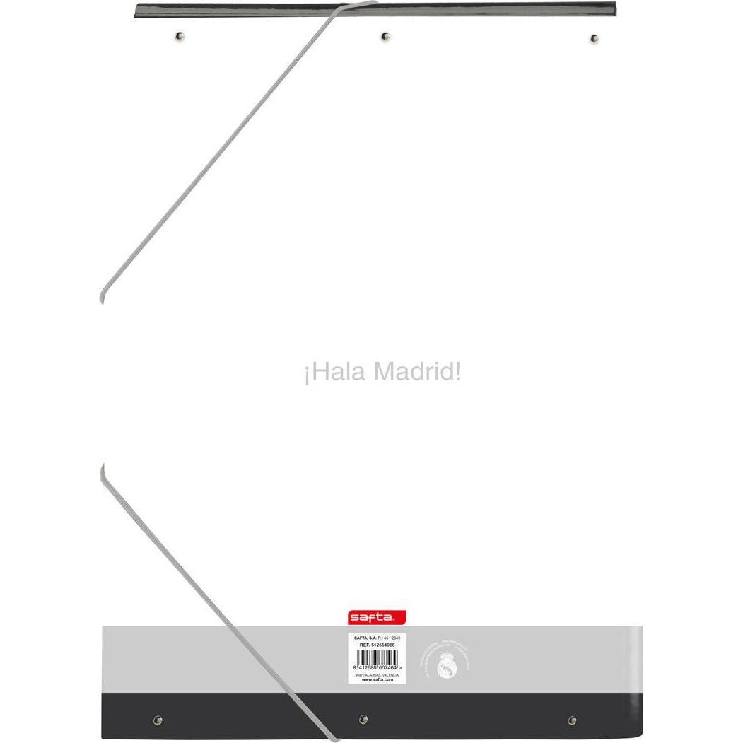 Real Madrid CF, Raccoglitore, Ringbuch Real Madrid C.F. Weiss A4 26 x 33.5 x 2.5 cm (A4, 25 mm)