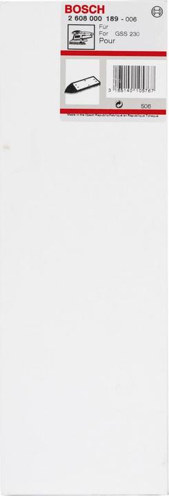 Produktbild Bosch Professional Zubehör Schleifplatte verlängert, 185 x 93 mm, Deltaform