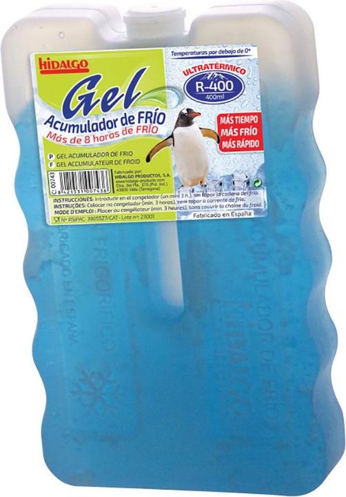 Actual product image Hidalgo R400 cold gel accumulator.
