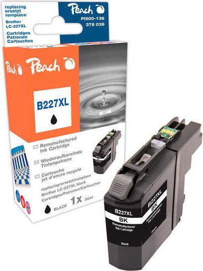 Image du produit Peach Encre Brother LC-227XL Noir (CF)