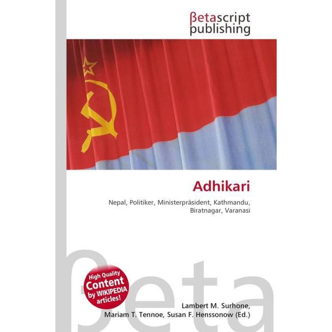 Thumbnail - Adhikari, Fachbücher