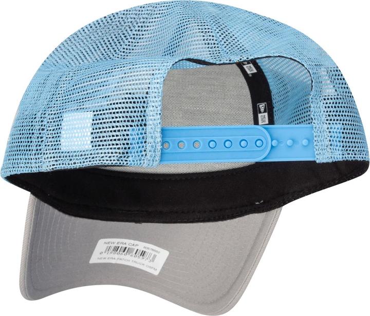Produktbild New Era Adjustable Trucker Cap - RETRO PATCH grau / sky (One Size)