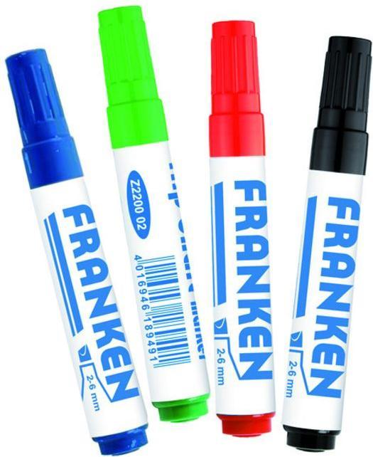 Produktbild Franken Flipchart Marker (Mehrfarbig, 6 mm, 4 x)