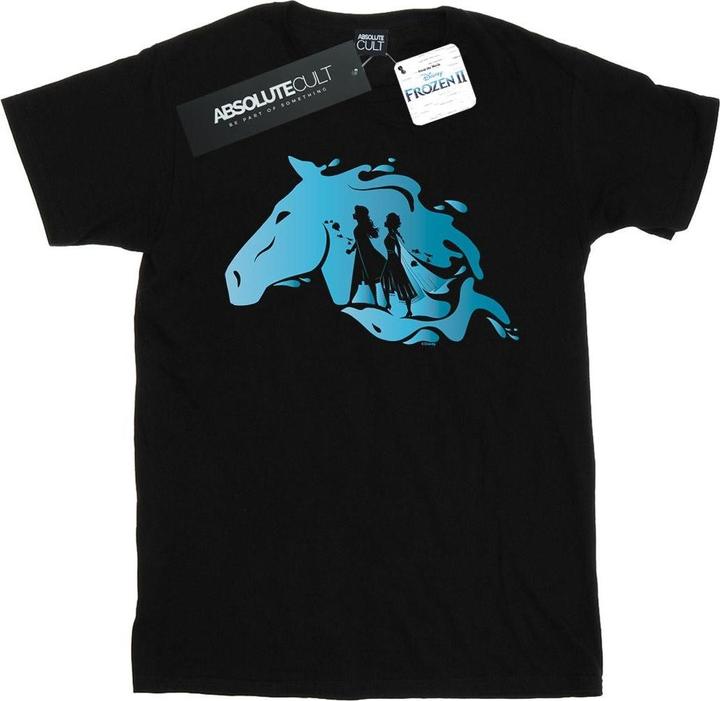 Actual product image Disney Mens Frozen 2 Nokk Silhouette T-Shirt (XXL)