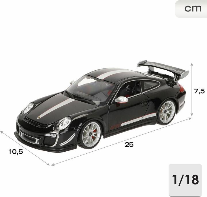 Produktbild Bburago Porsche 911 GT3 RS 4.0 Schwarz 1:18