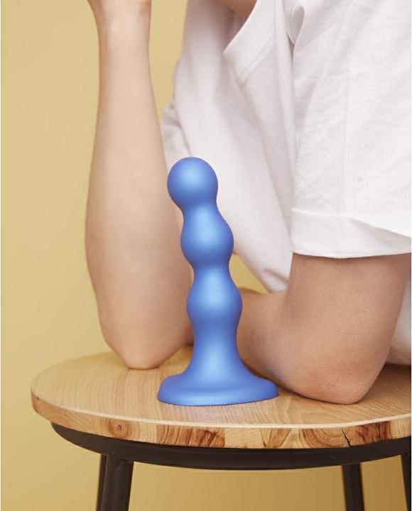 Produktbild Strap-on-me Dildo Plug Balls Metallic Blue M