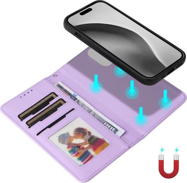 Actual product image Cover-Discount iPhone 16 Pro Max - Divisible wallet case 2-in-1 mobile phone case (Apple iPhone 16 Pro Max)