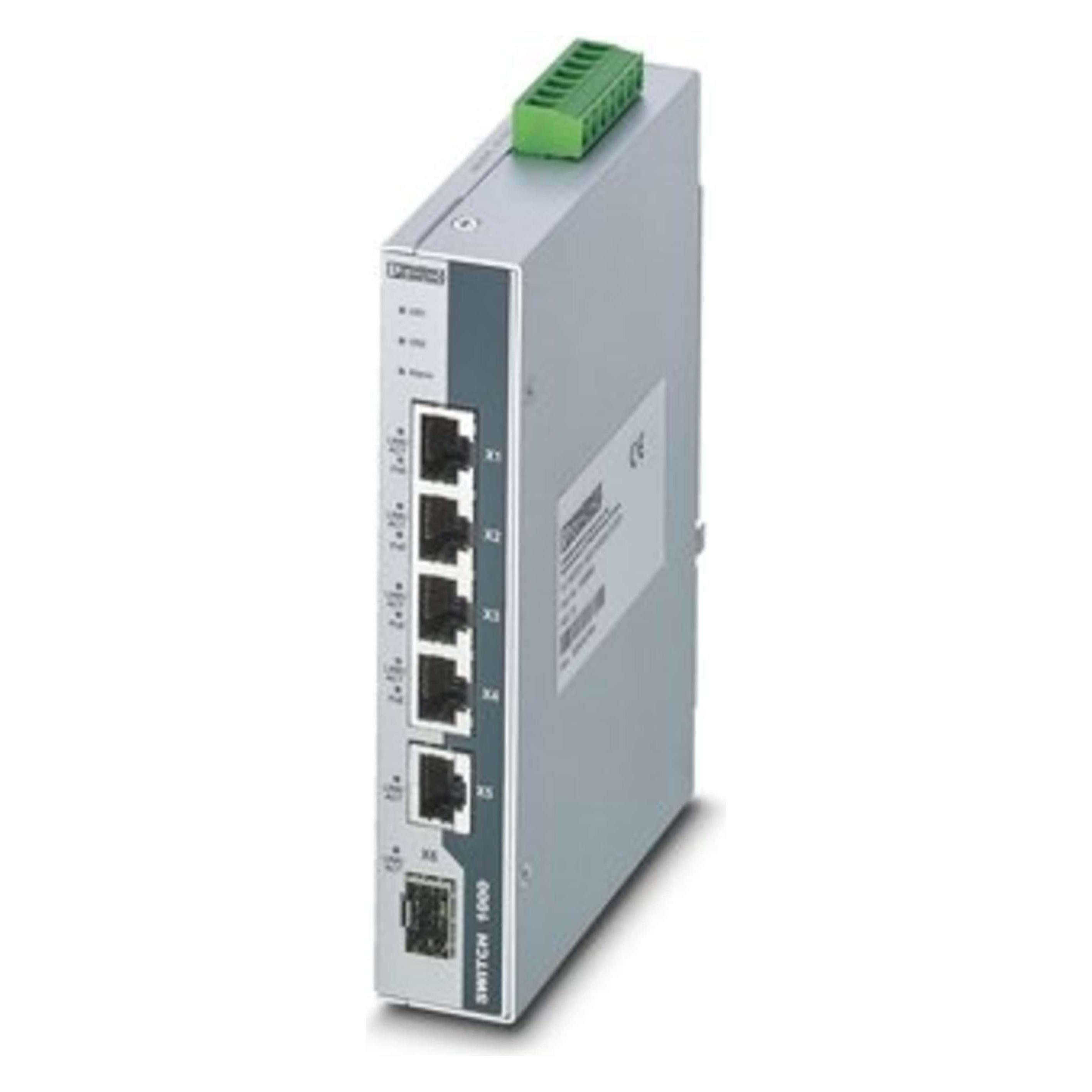 Phoenix Contact FL SWITCH 1001T-4POE-GT-SFP Industriële Ethernetschakelaar, Automatisering
