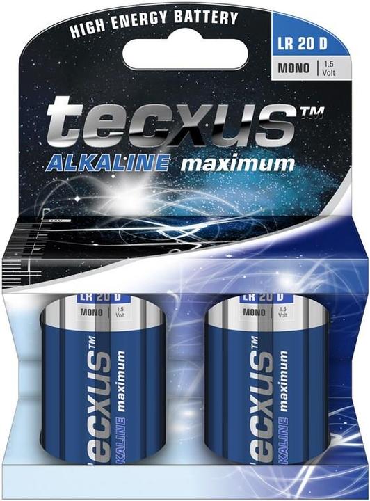Tecxus Mono LR 20 D - Battery 2 x D - Alkaline (2 pcs., D, 14800 mAh)