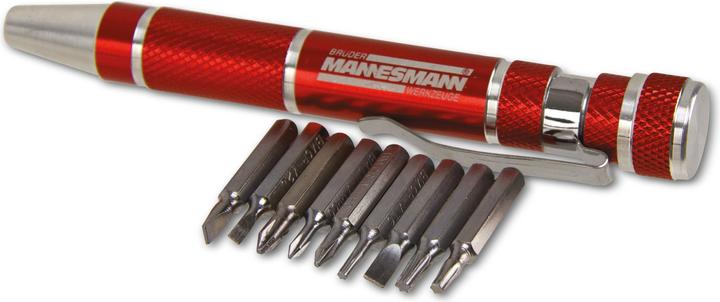 Produktbild Mannesmann Feinmechaniker-Bitsatz, 9-in-1
