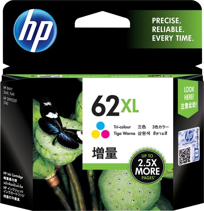Produktbild HP 62xl (C, M, Y)