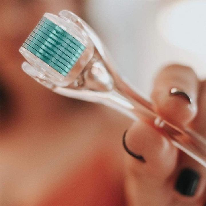 Actual product image Foligain Microneedle roller for hair growth (Hair & Scalp Roller) 0.25 mm