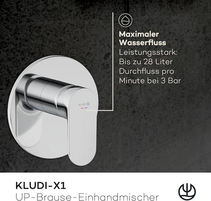 Produktbild Kludi X1 Unterputz-Brause-Einhandmischer