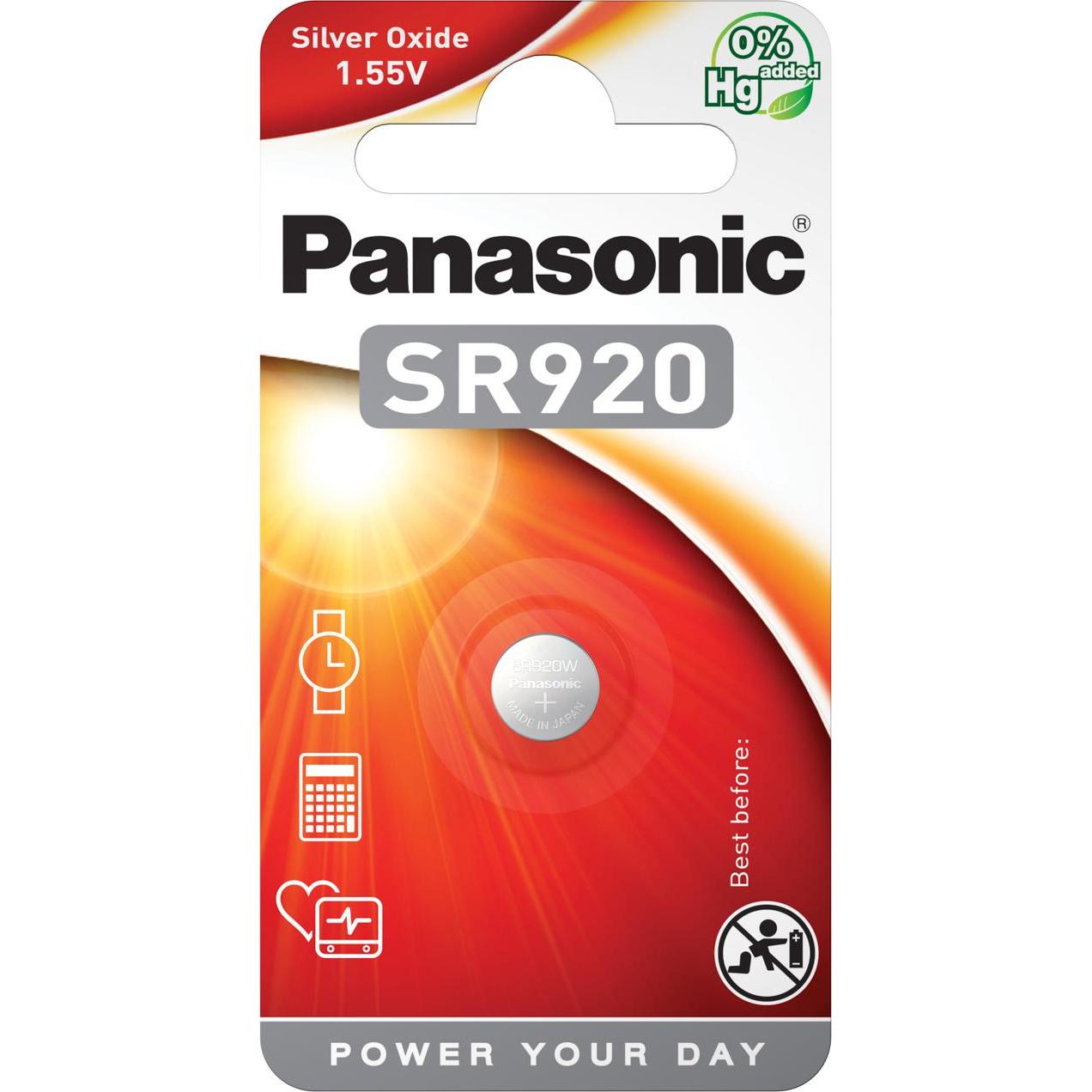 Thumbnail - Panasonic Silver Oxide SR920 (1 Stk., SR920, 45 mAh), Batterien + Akkus