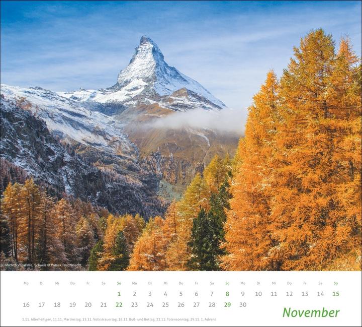 Produktbild times&more Alpen Bildkalender 2026