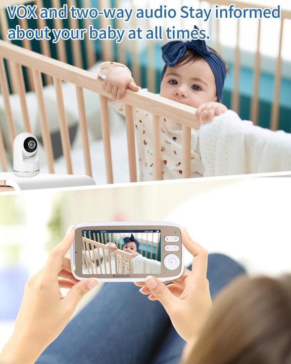 Produktbild Zawaer Babyphone mit Kamera (Babyphone mit Kamera, 400 m)
