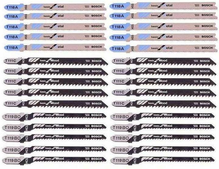 Actual product image Bosch Professional Zubehör Jigsaw blade set